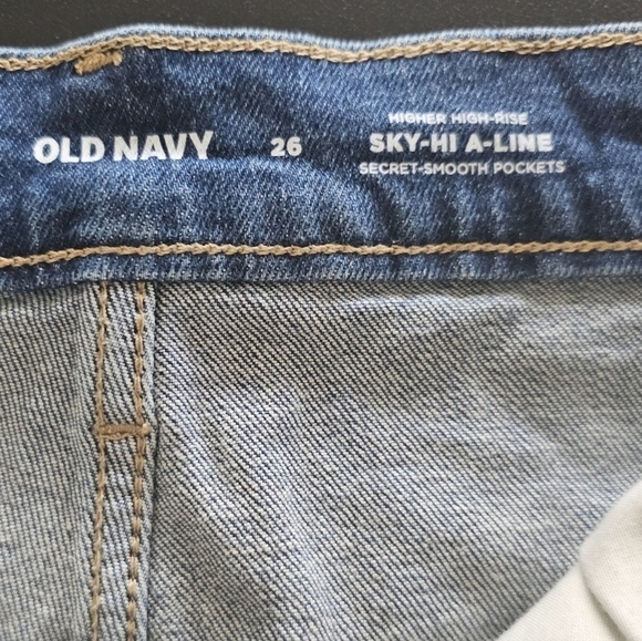 Old Navy High Rise Secret Smooth Pockets Straight Plus Size Button Fly shorts - Picture 5 of 10